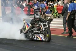 Drag bike racing